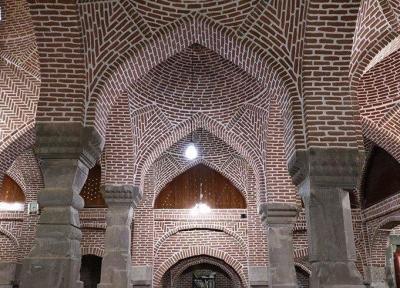 آخرین وضعیت بناهای تاریخی در استان های درگیر زلزله ، وضعیت مسجد تاریخی ترک در کانون زلزله